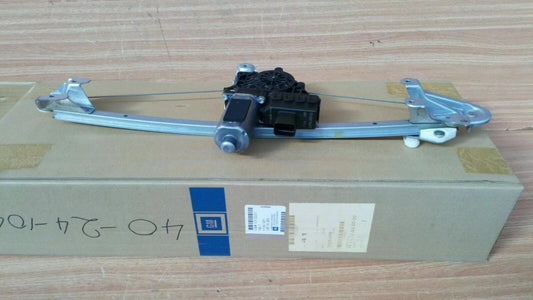 Window Regulator Rear Left w Motor fits Opel Vauxhall Zafira B 13132231 Genuine View Front