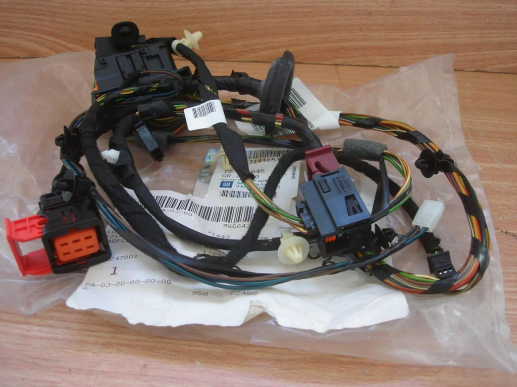 Harness Front Door Passenger fits Opel Vauxhall Corsa D 13144653 Genuine View Left