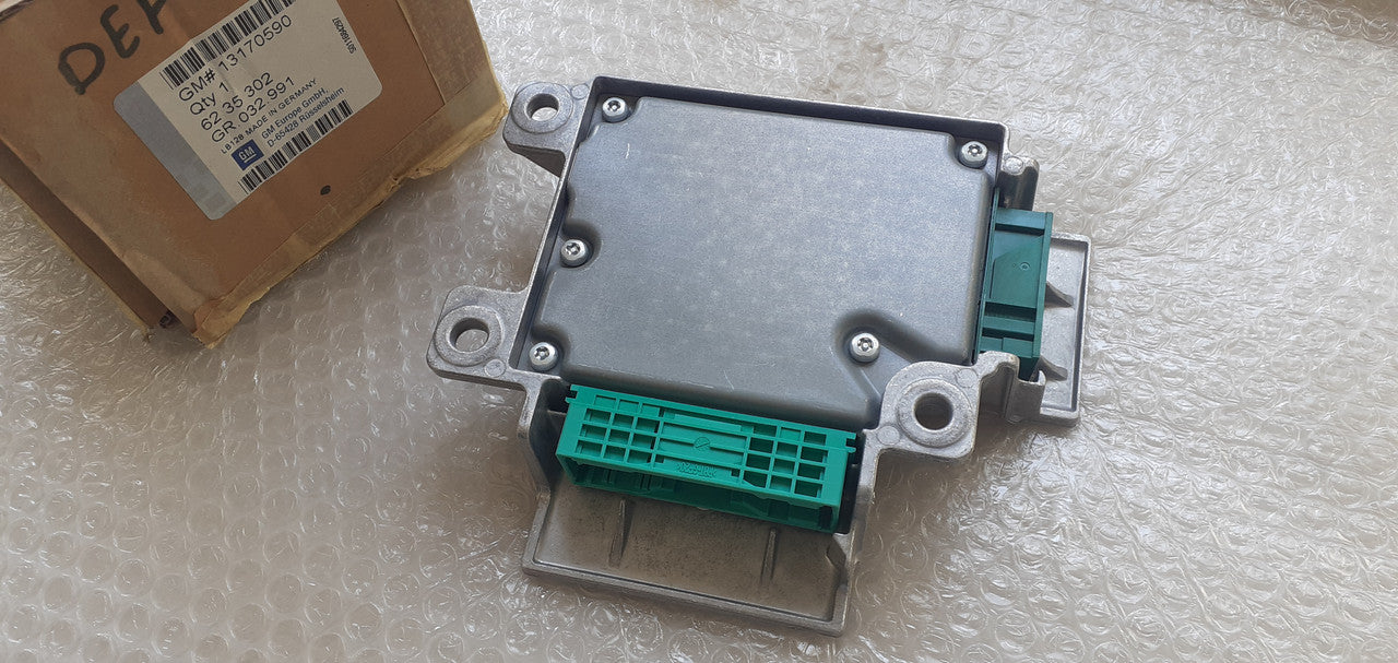 Airbag Control Module RHD fits Opel Vauxhall Vectra C Signum 13170590 Genuine View Rear