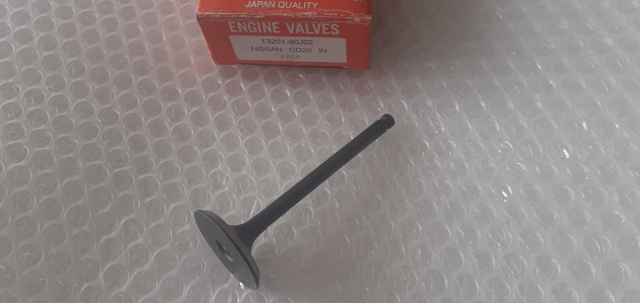 4x Intake Inlet Valve fits Nissan CD20 39.1x7x99.80 13201-60J02 View Front