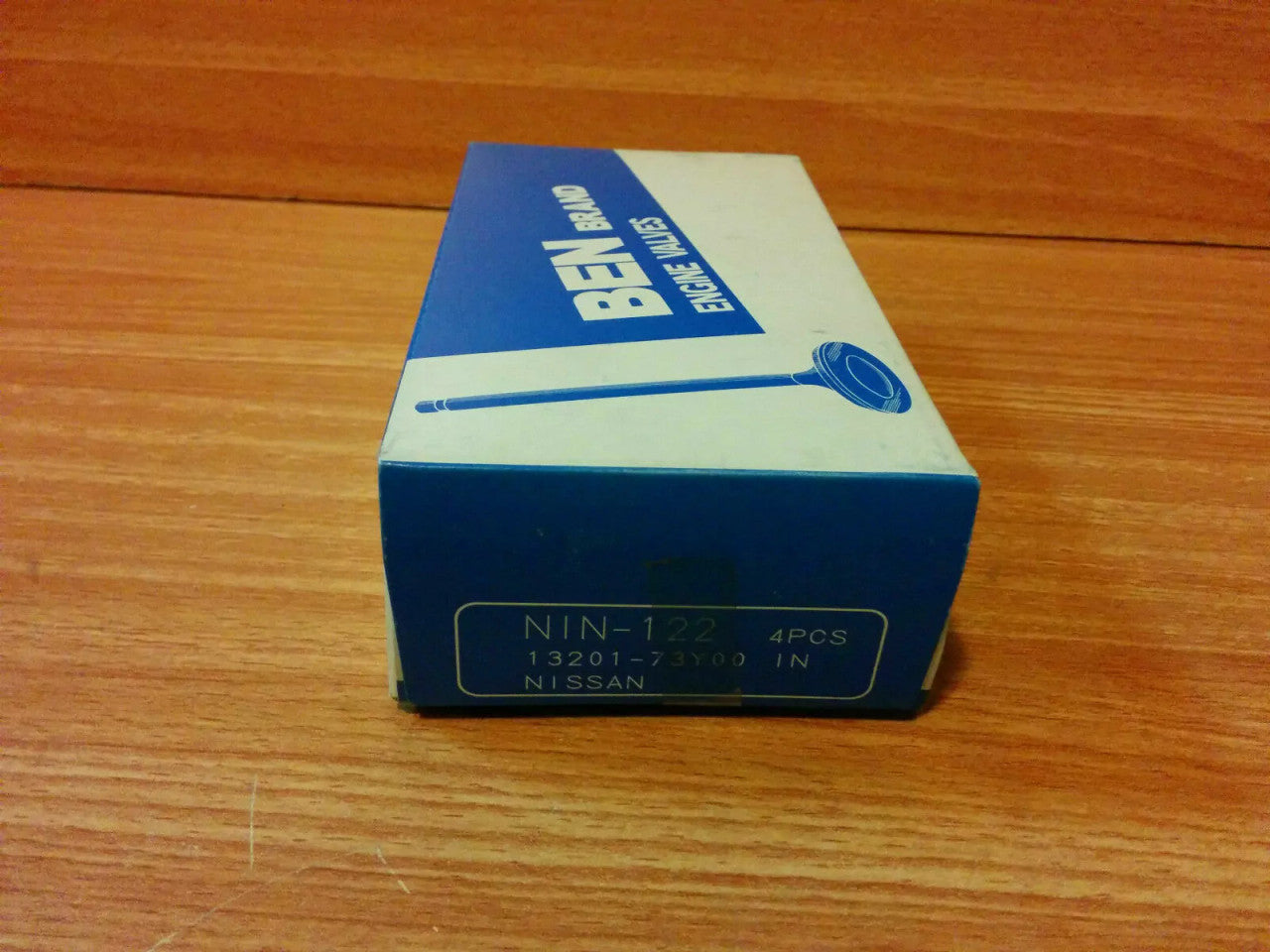 4x Intake Valves Inlet fits Nissan Sunny Sentra B13 B14 N14 GA14 GA16 13201-73Y00 View Front