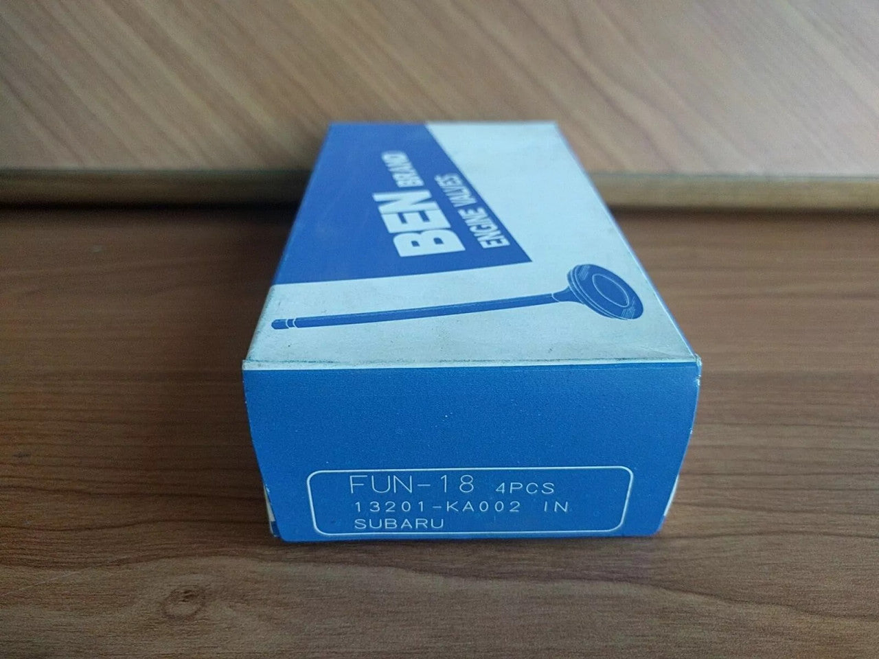 3x Intake Valves Inlet fits Subaru J Series Justy EF12 engine 13201-KA001 View Front