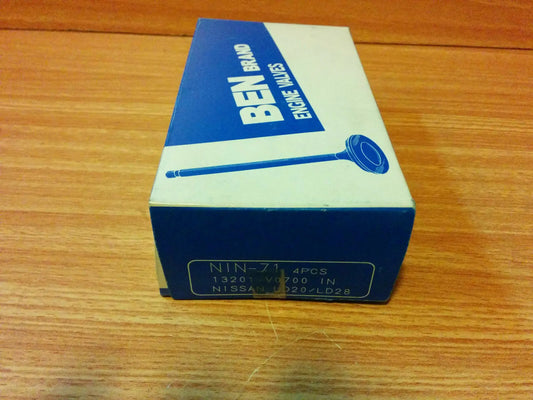 2x Intake Valves Inlet fits Nissan Laurel Cedric Bluebird Datsun 810 LD20 LD28 13201-V0700 View Front