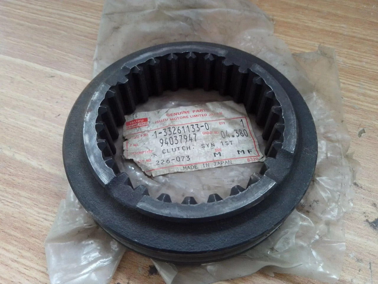 Manual Transmission Synchro Hub fits Isuzu Bus Truck 1332611330 Genuine View Front