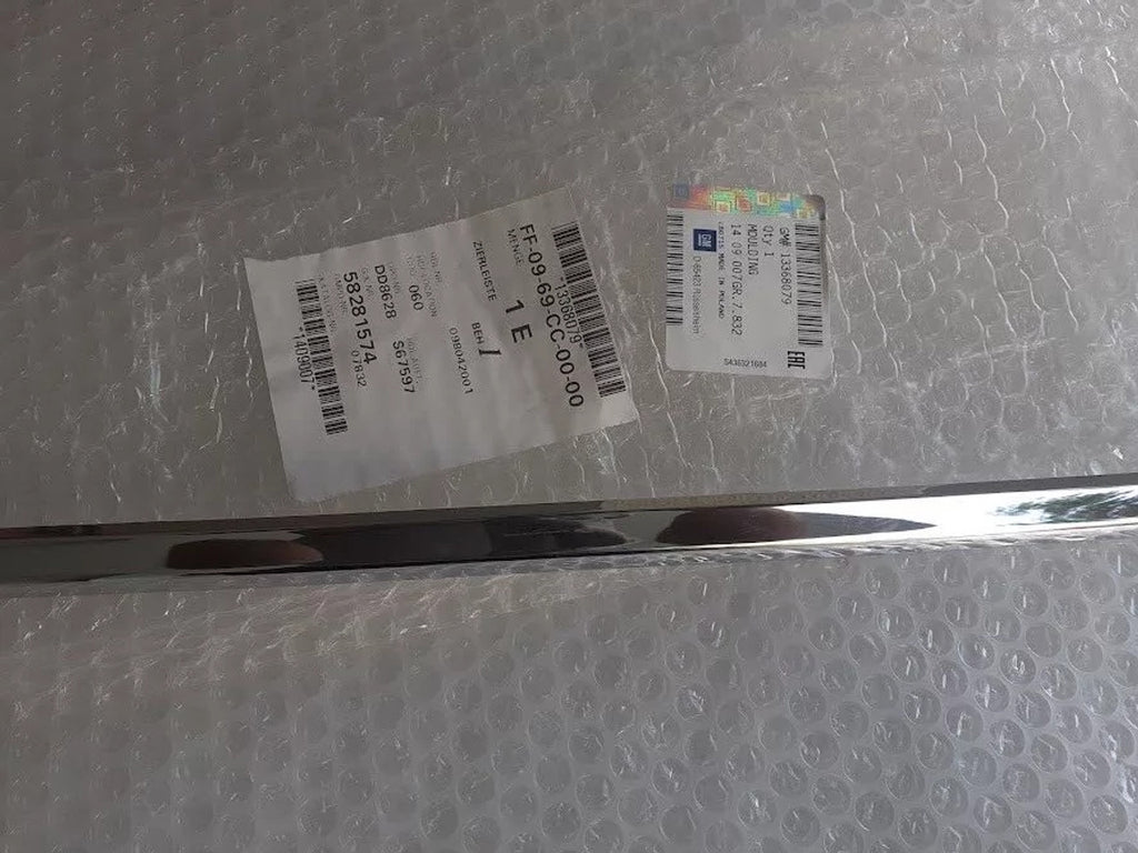Rear Bumper Molding Centre fits Opel Vauxhall Astra J 13368079 Genuine View Right