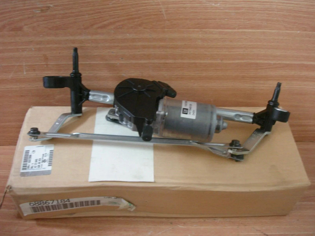 Wiper Linkage Front Motor RHD fits Opel Vauxhall Corsa D 13372899 Genuine View Front