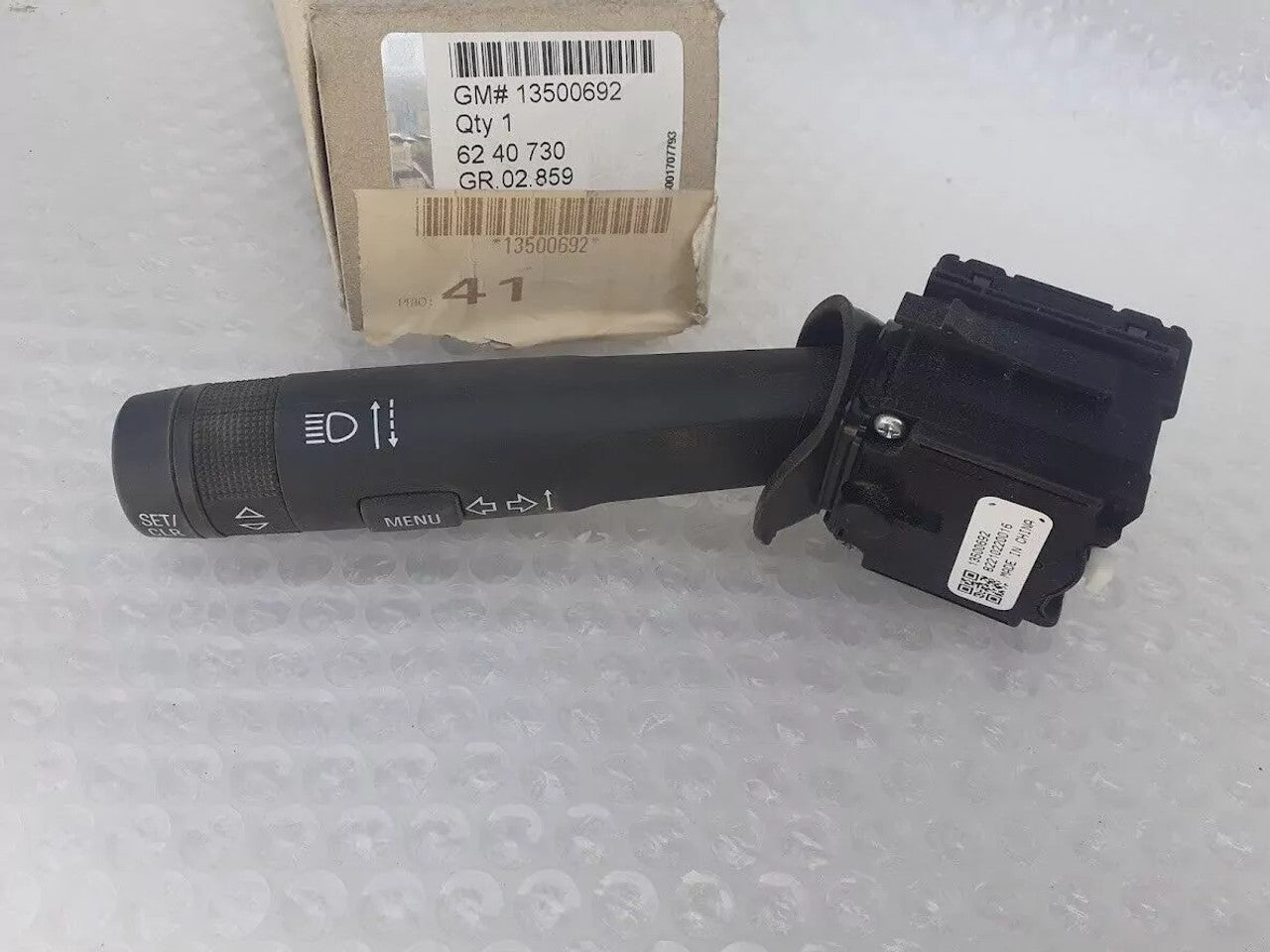 Switch Turn Signal fits Opel Vauxhall Insignia A 13500692 Genuine View Front