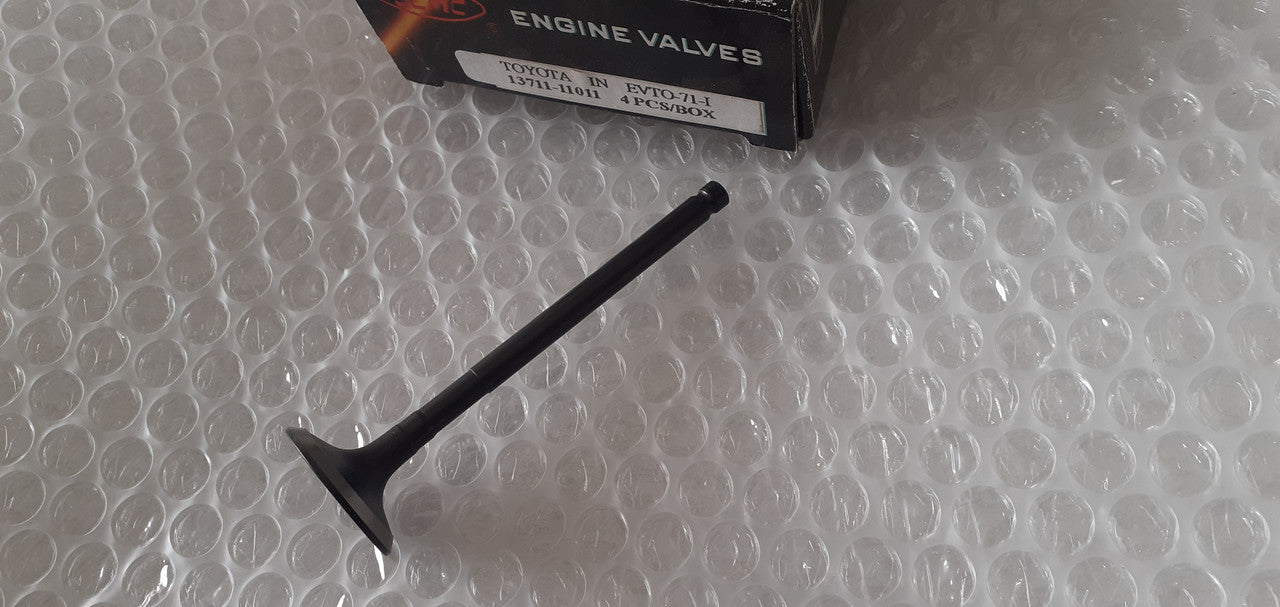 4x Intake Inlet Valve fits Toyota Starlet Tercel 4EFE 5EFE 28.6x6x93.6 13711-11011 View Front