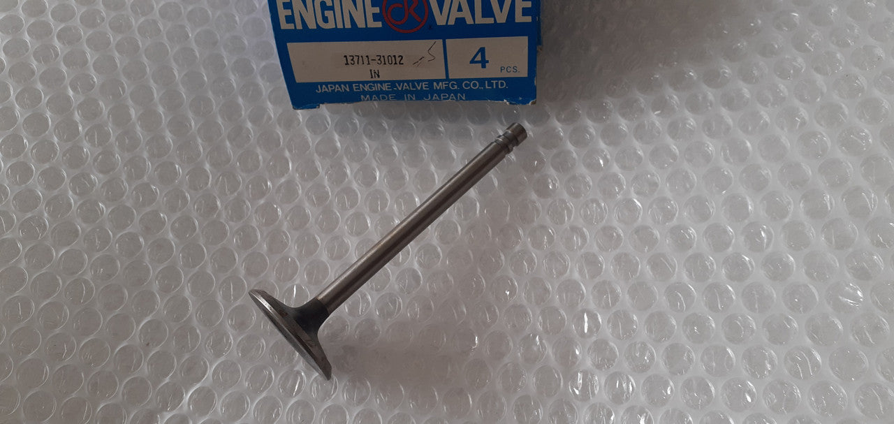 4x Intake Inlet Valve fits Toyota Corona 2R 39x8x116 13711-31012 View Front