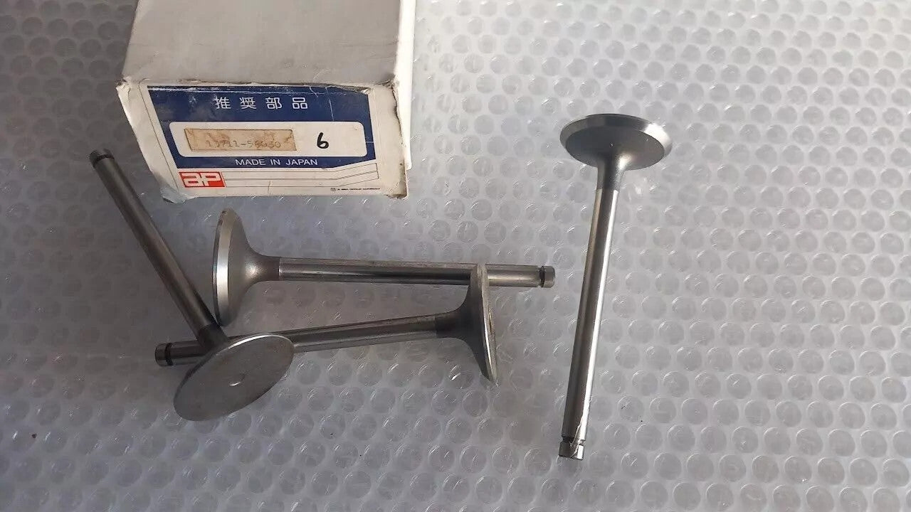 4x Intake Valves Inlet fits Toyota Coaster Dyna Toyoace Land Cruiser B 2B engine 13711-56020/56030 View Rear