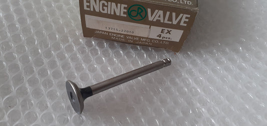 4x Exhaust Valve fits Toyota Corolla Publica K engine 28x8x100.2 13715-22010 View Front