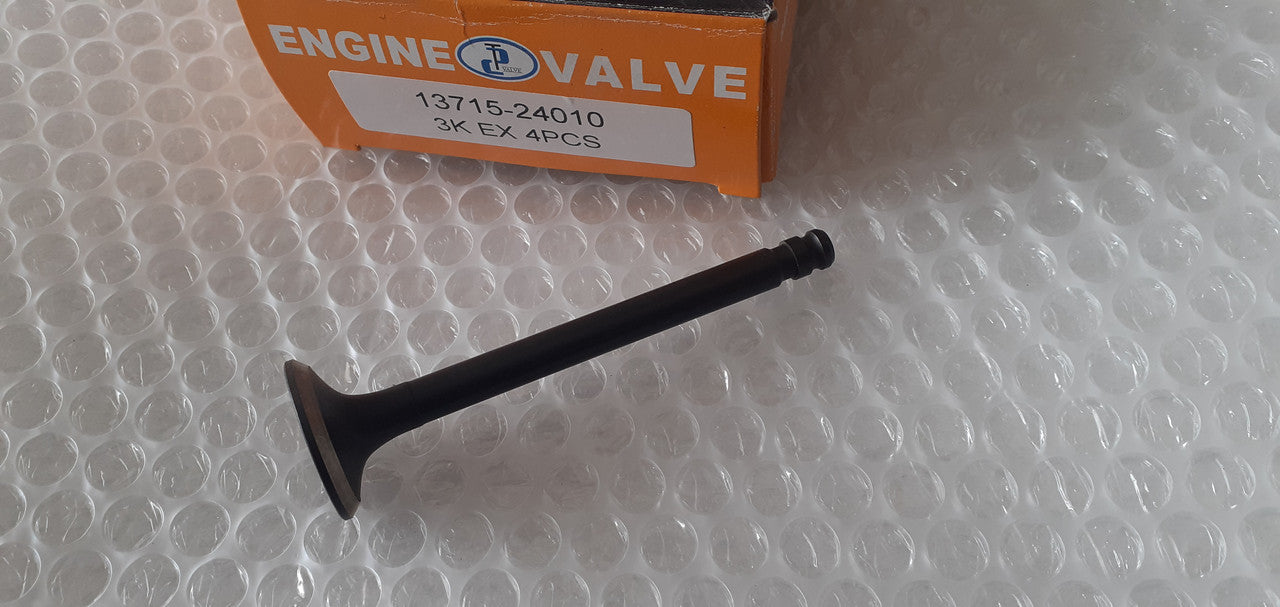 4x Exhaust Valve fits Toyota 2K 3K 29x8x100 13715-24010 View Front