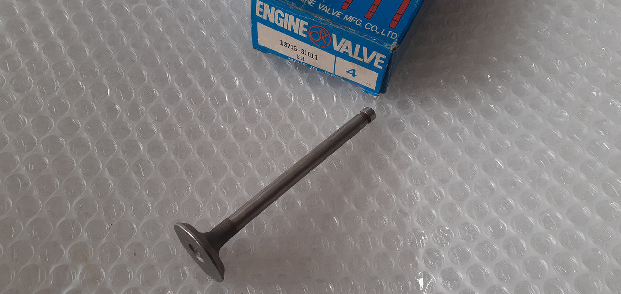 4x Exhaust Valve fits Toyota Corona 2R 32x8x116 13715-31011 View Front