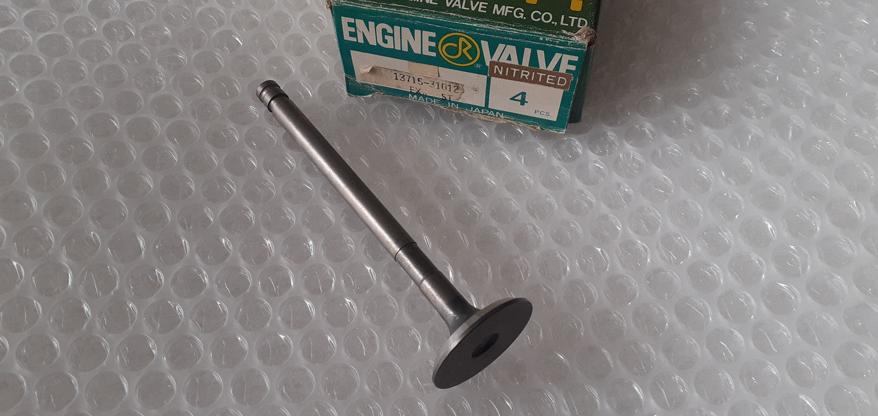 4x Exhaust Valve fits Toyota Corona 2R engine 33x8x116 13715-31012 View Front