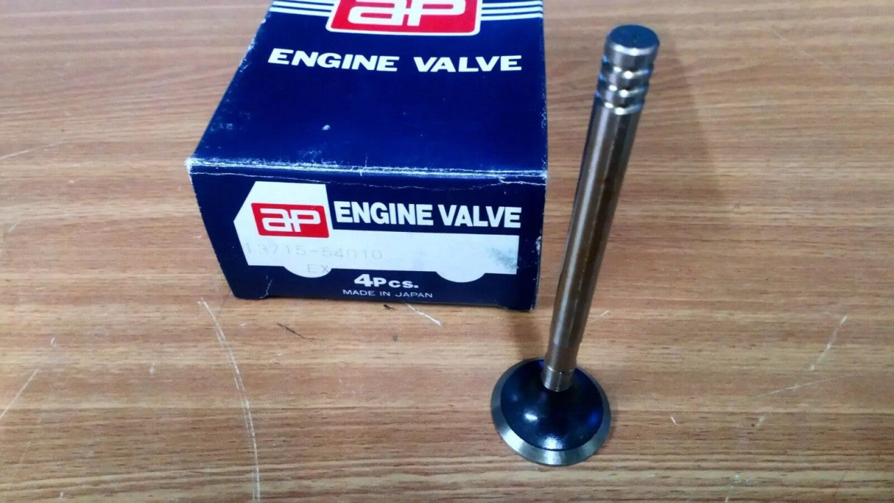 4x Exhaust Valves fits Toyota Hilux Hiace Diesel L-engine 2L 13715-54010 View Rear