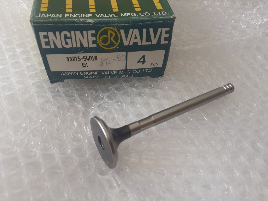 4x Exhaust Valves fits Toyota Hilux Hiace Diesel L-engine 2L 13715-54010 View Front