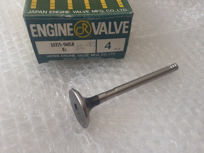 4x Exhaust Valves fits Toyota Hilux Hiace Diesel L-engine 2L 13715-54010 View Front