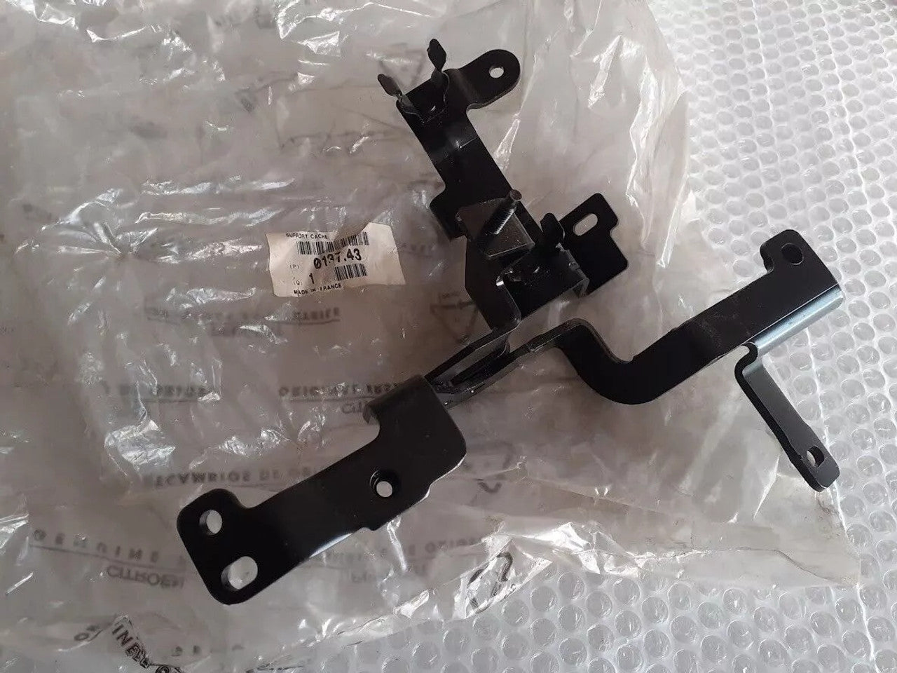 Engine Cover Bracket fits Peugeot Citroen 013743 Genuine View Rear