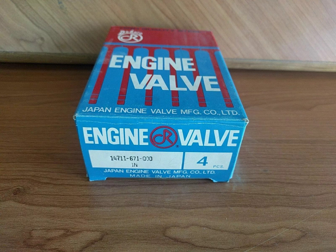 4x Intake Valves Inlet fits Honda Civic 1.5 Engine EC ED EF EJ engines 14711-671-000 View Rear