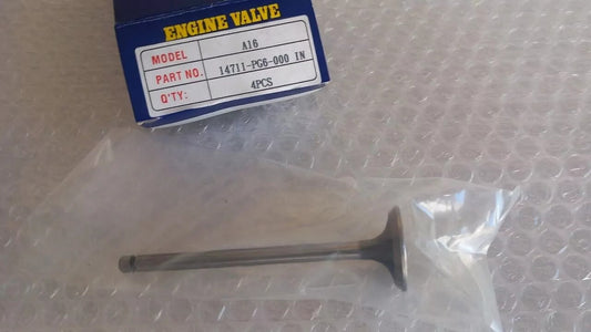 4x Intake Valves Inlet fits Honda Integra Accord Prelude A15 A16 A18 30mm 14711-PG6-000 View Front