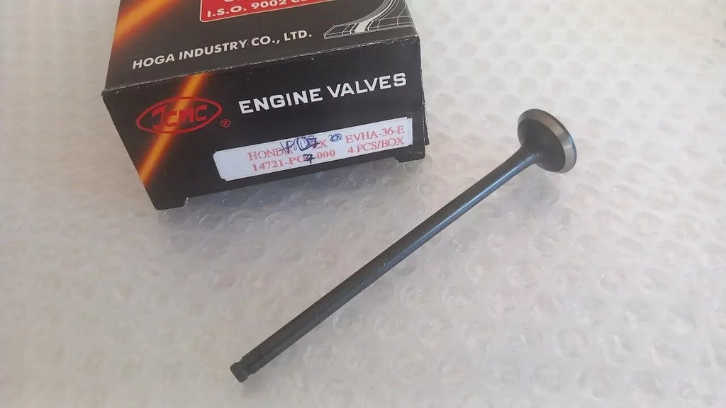 4x Exhaust Valves fits Honda Civic EG4 EG9 D15 VTEC 14721-P07-000 View Front