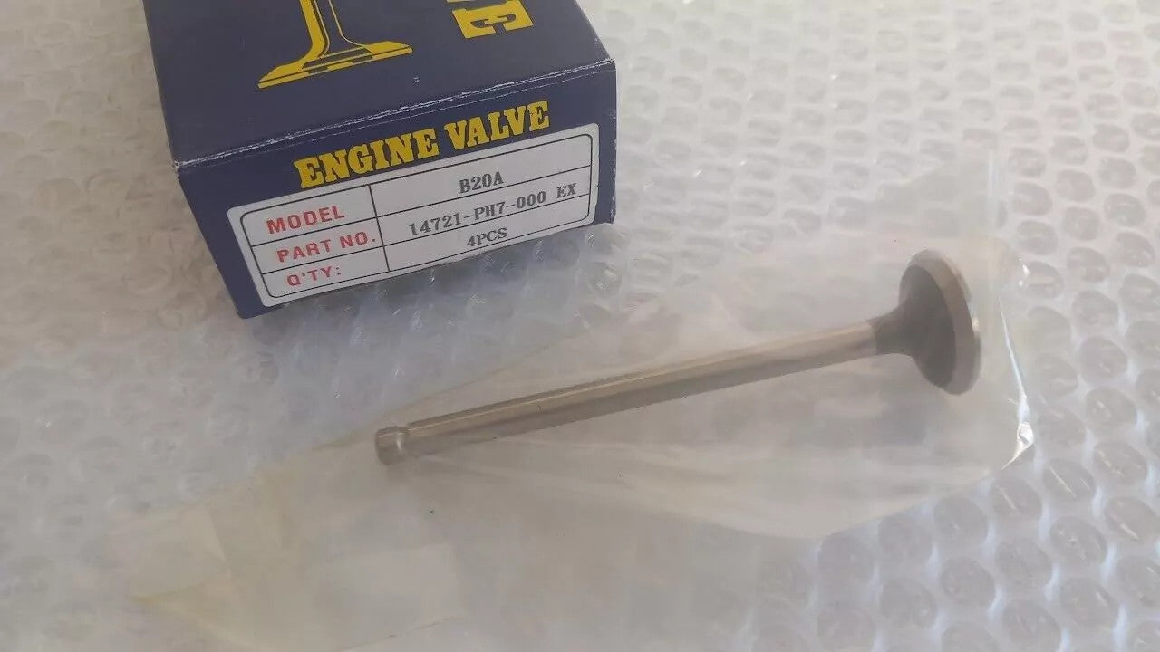 4x Exhaust Valves fits Honda Accord Prelude Legend C20A C25A C27A 14721-PH7-000 View Front