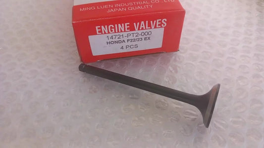 4x Exhaust Valves fits Honda Accord Prelude F22 F23 engines 14721-PT2-000 View Front