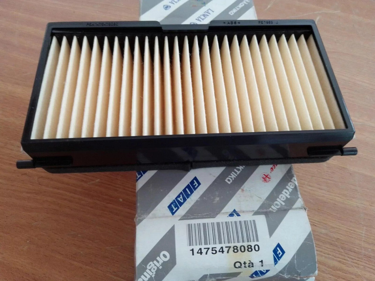 Cabin Air Filter fits Fiat Ulysse Scudo Lancia Z 1475478080 Genuine View Rear