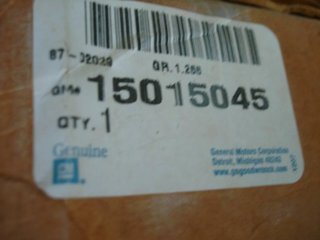 Grille Front fits Chevrolet Blazer 4.3 15015045 Genuine View Upper