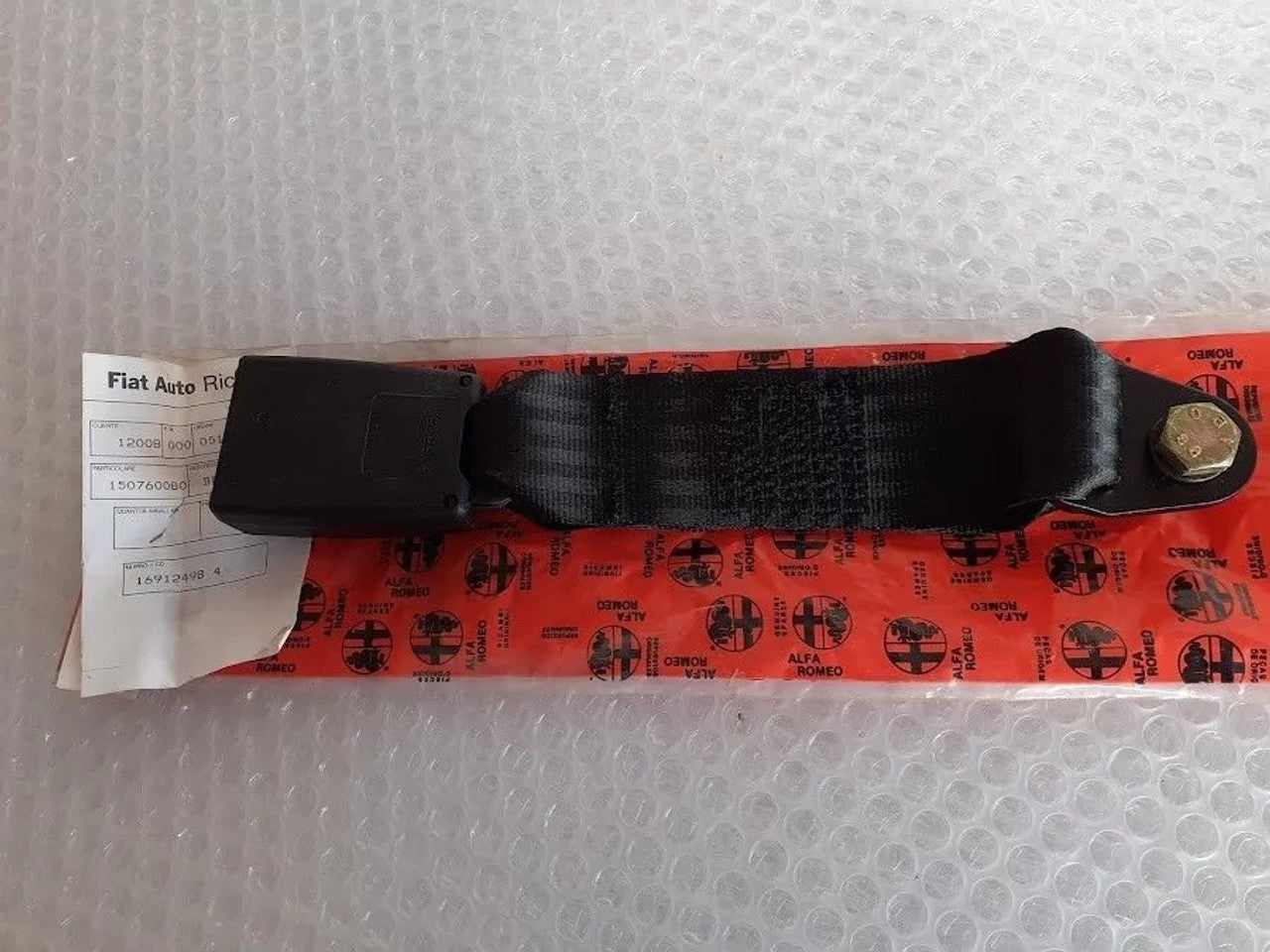 Rear Seat Belt Buckle Socket fits Alfa Romeo 145 146 150760080 Genuine 150761080 View Right