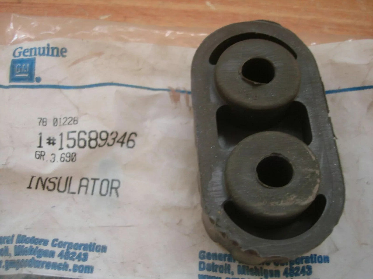 Exhaust Hanger Catalytic Converter fits Chevrolet Blazer GMC Jimmy V6 Genuine 15689346 View Rear