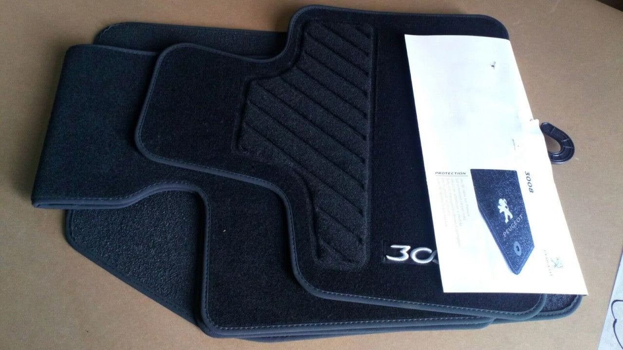 Carpets Set fits Peugeot 3008 LHD 1616435880 Genuine View Front