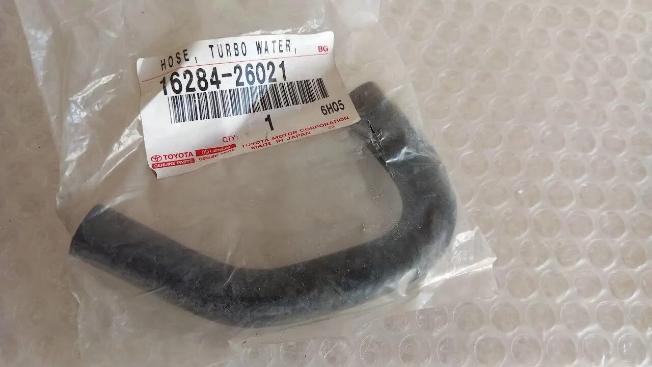 Water Hose Turbo fits Lexus IS ALE20 2AD 16284-26021 Genuine View Front