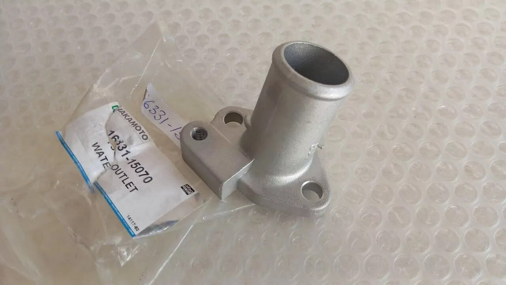 Water Outlet Flange Pipe fits Toyota Corolla AE Carina Corona AT 4AF 16331-15070 View Front