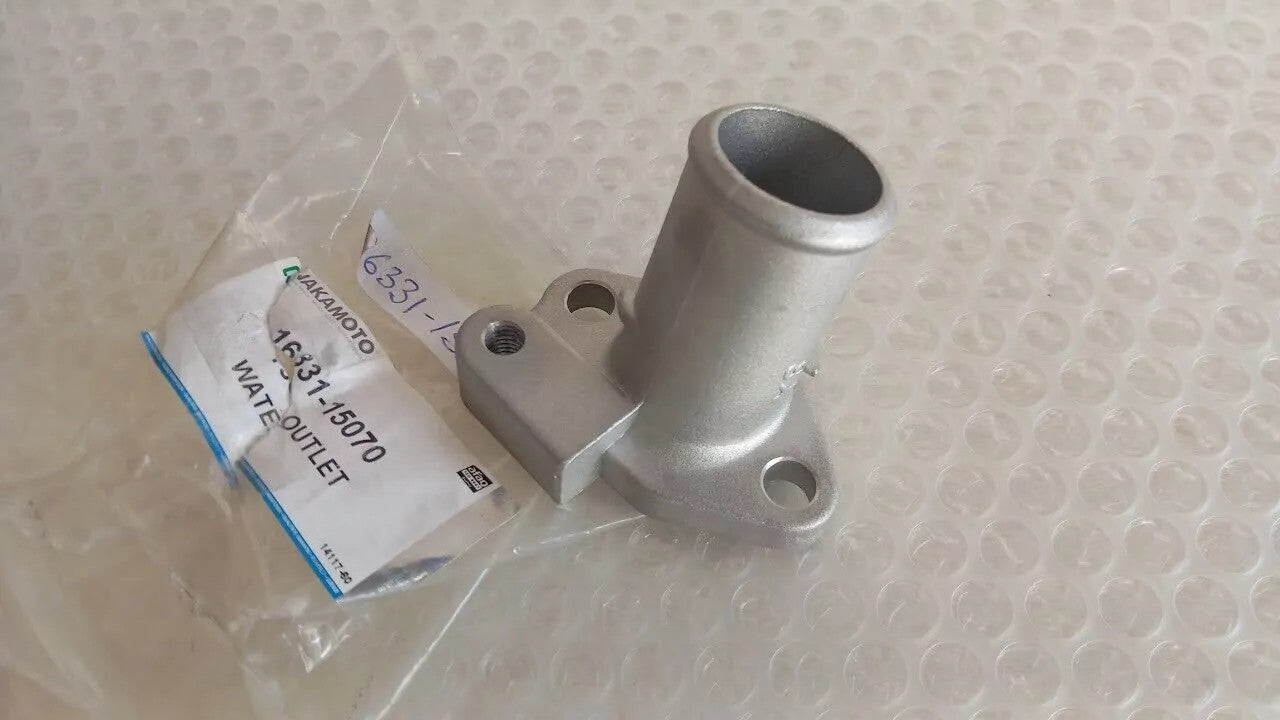 Water Outlet Flange Pipe fits Toyota Corolla AE Carina Corona AT 4AF 16331-15070 View Front