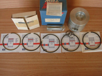 Piston Kit fits Bedford 466 70 115.89mm Bore STD 175-9564 View Rear