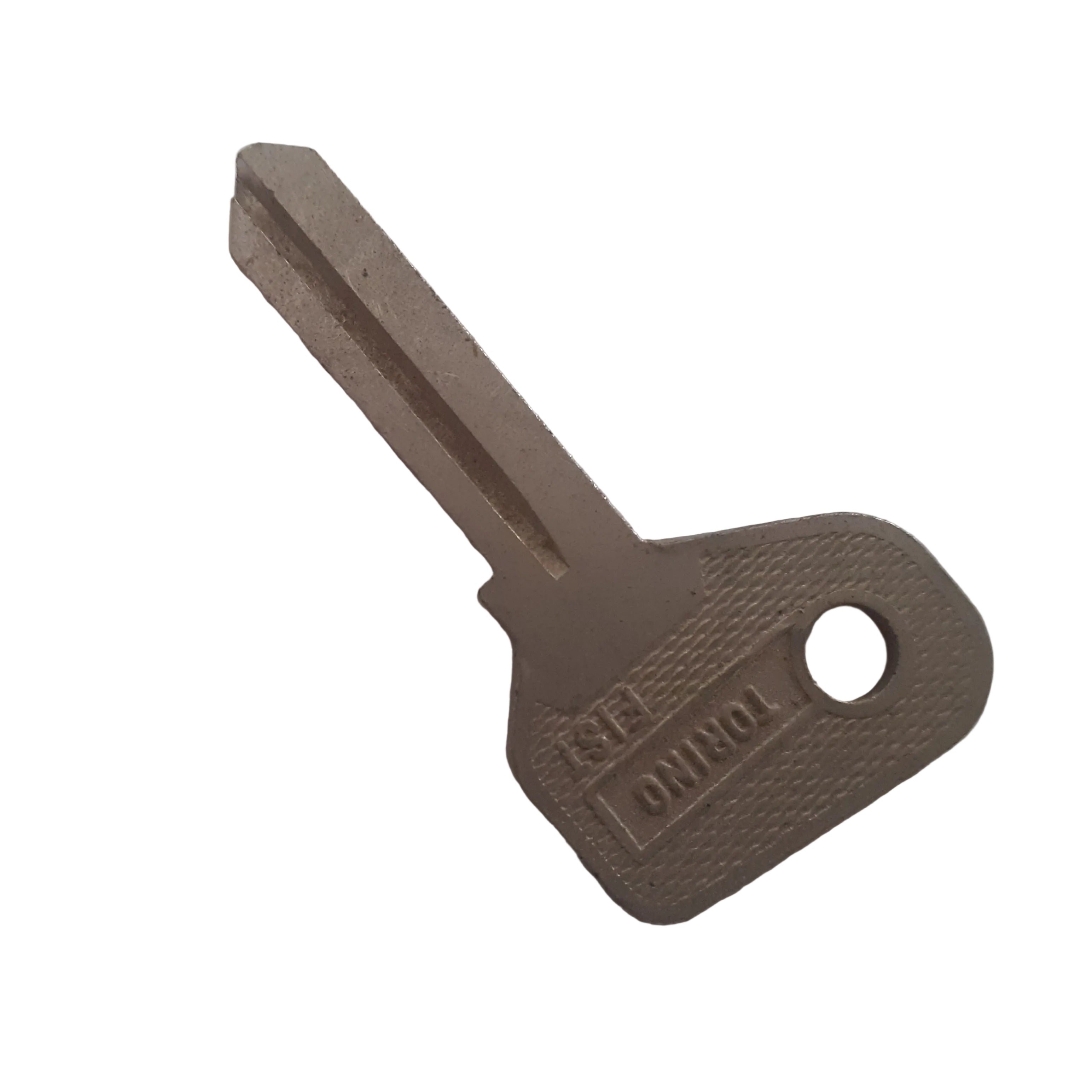 Uncut Car Key Blank fits Fiat Classics Torino Fist Genuine View Rear