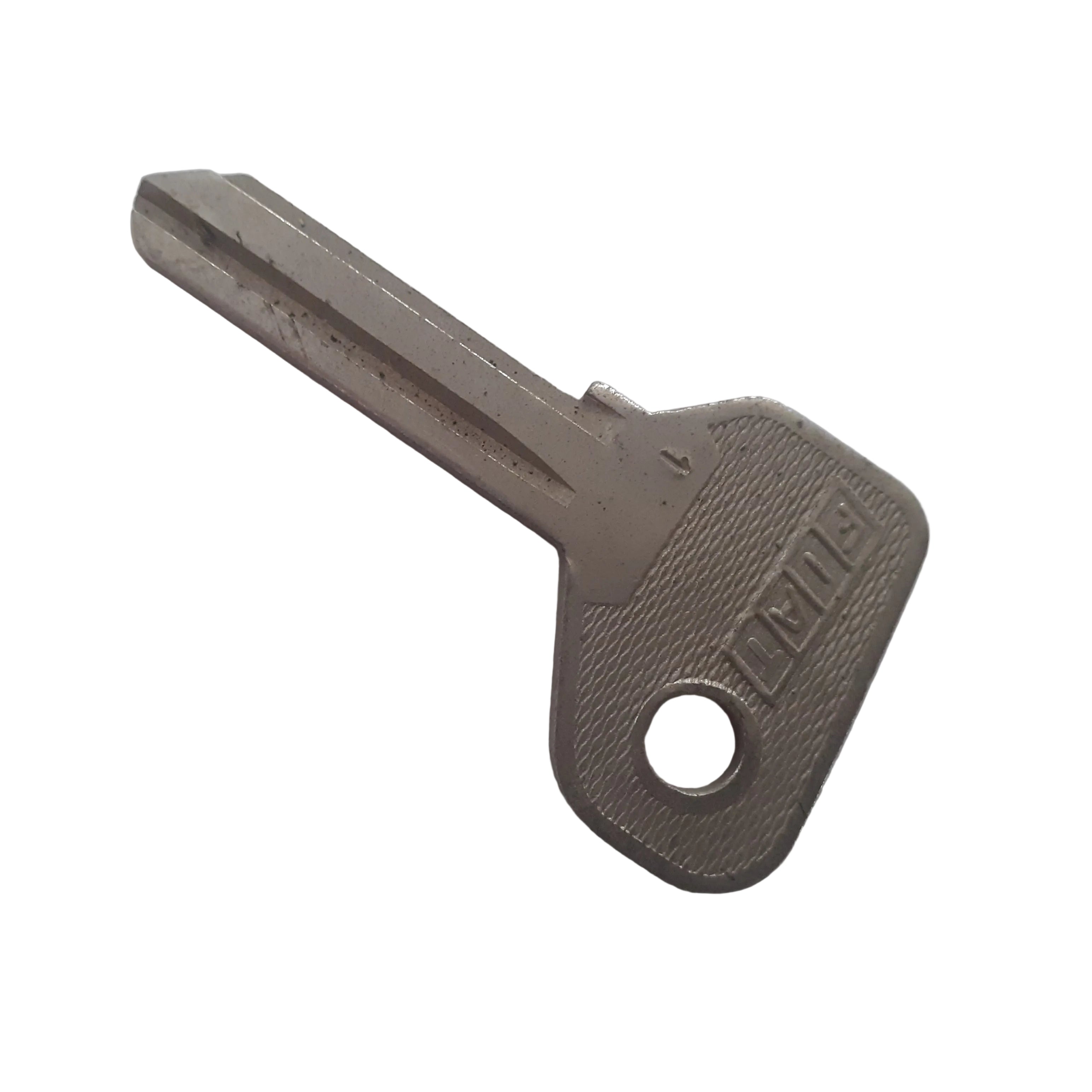 Uncut Car Key Blank fits Fiat Classics Torino Fist Genuine View Front