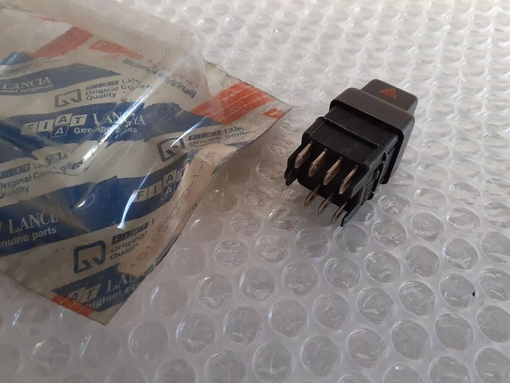 Hazard Light Switch fits Fiat Uno 181859270 Genuine View Rear