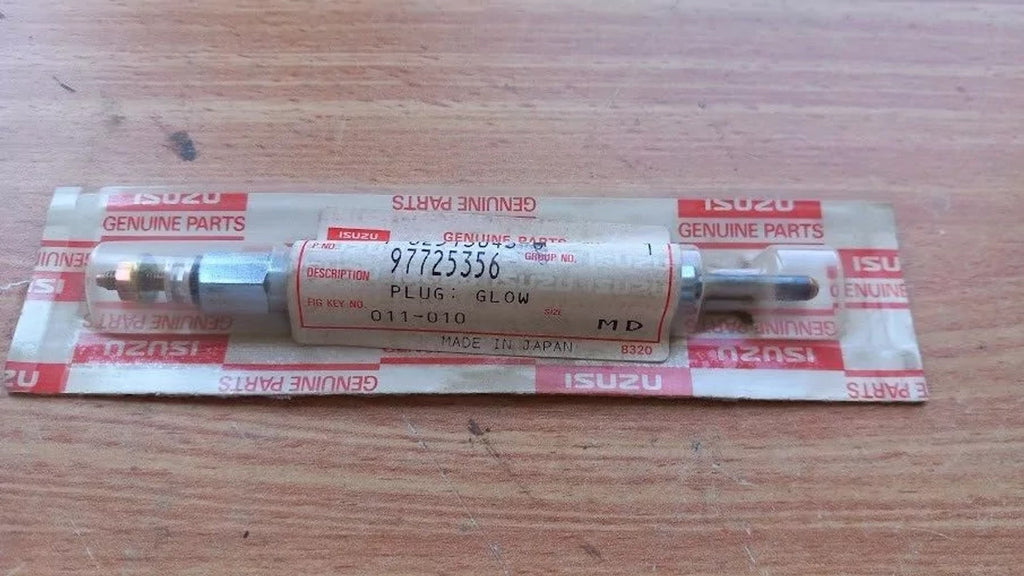 Glow Plug fits Isuzu Truck FSS Bus LT 4BD1 6BD1 20.5V Genuine 1825130431 View Rear
