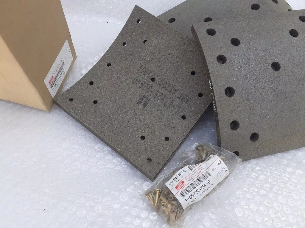 Brake Shoes Lining Set Rear fits Isuzu Bus Truck 1883110250 Genuine View Rear