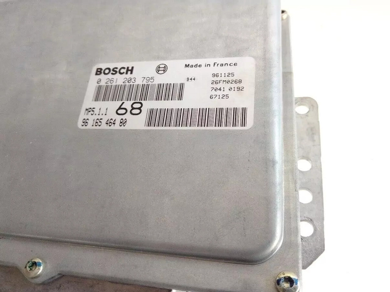 ECU fits Peugeot 406 Citroen Xantia XU7JP4 19293T 9616546480 0261203795 Genuine View Rear