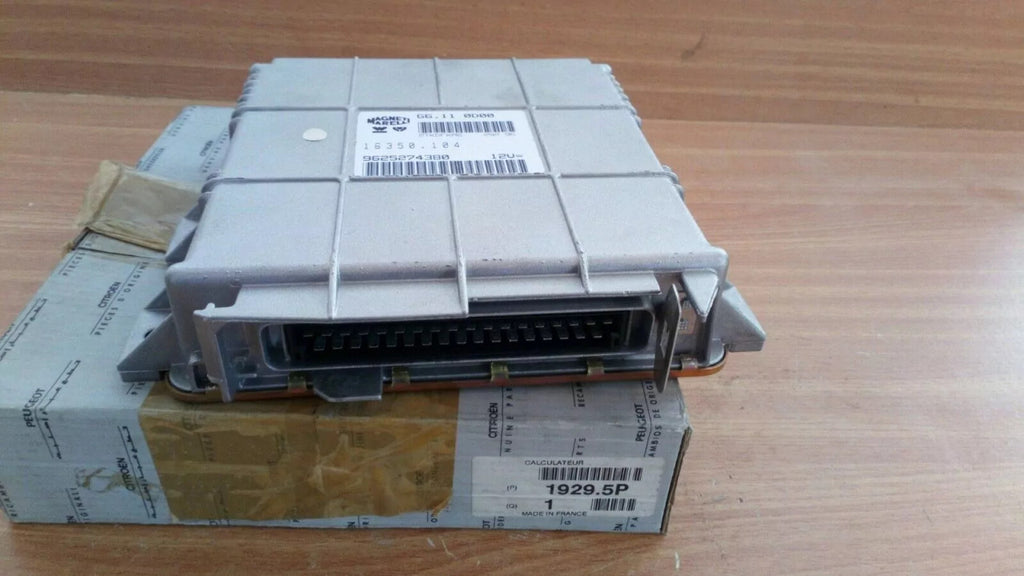 Engine Control Unit ECU fits Peugeot 106 205 Citroen AX 19295P Genuine View Rear