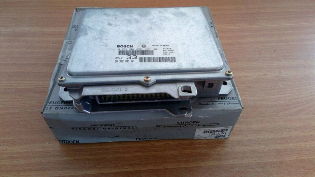 Engine Control Unit ECU fits Peugeot 106 306 Citroen Saxo Xsara 19297R Genuine View Front