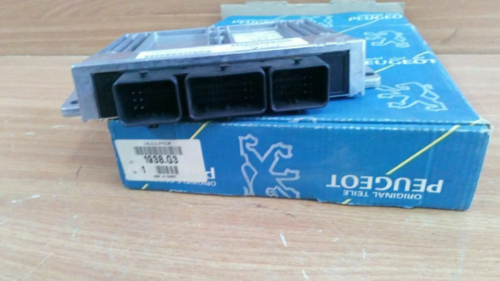 ECU Control Unit fits Peugeot 307 1938G3 9641816280 Genuine View Rear