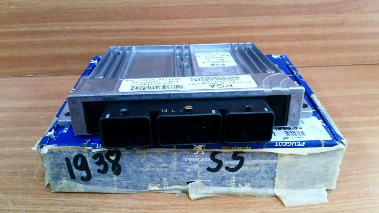 ECU Engine Control Unit fits Peugeot 307 TU3JP 194087 9644924180 Genuine 1938S5 View Front