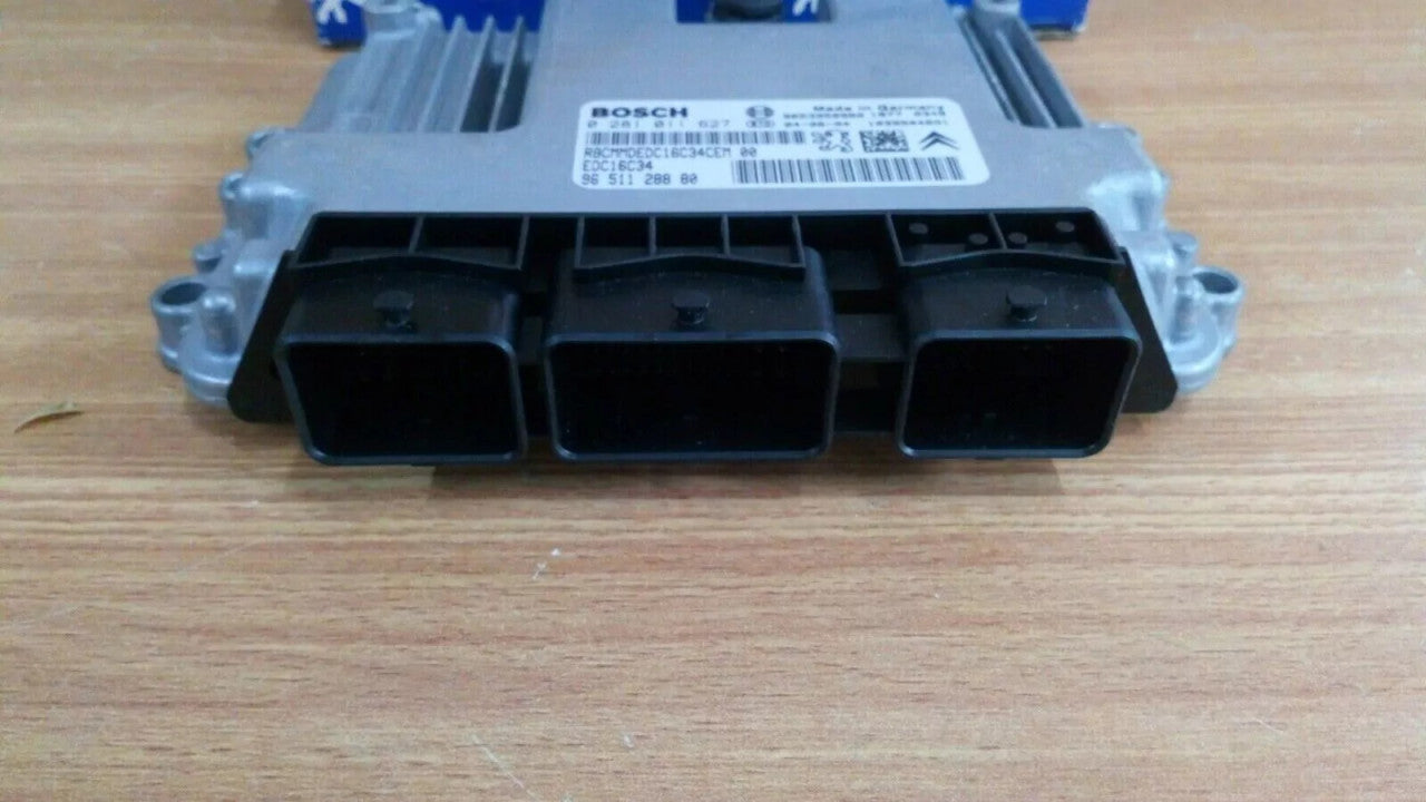 ECU Engine Control Unit fits Peugeot 307 DV6TED4 193969 Genuine View Rear