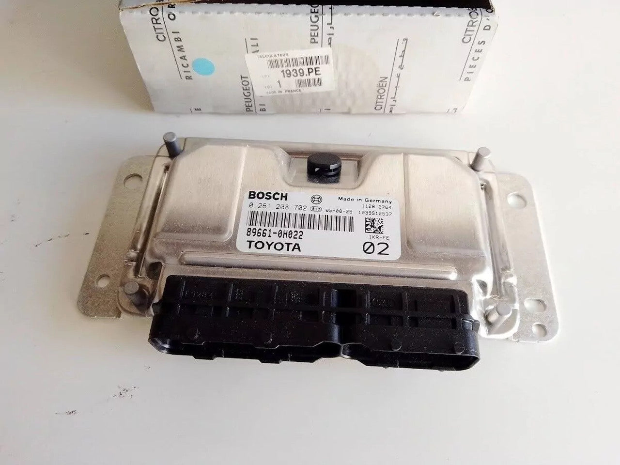 ECU fits Peugeot 107 Citroen C1 Toyota Aygo 1939PE 89661-0H022 Genuine View Front