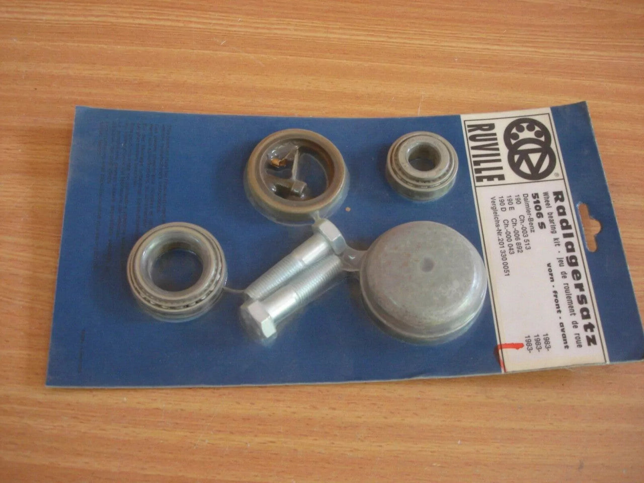 Wheel Bearing Kit Front fits Mercedes Benz 190 W201 A2013300051 View Front