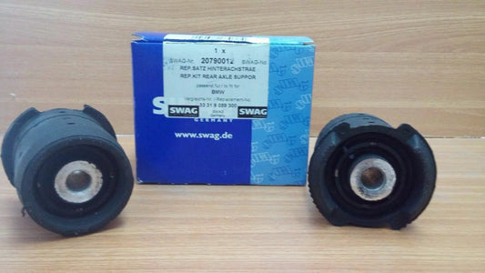 2x Subframe Bush Rear fits BMW E36 Rear Axle Left Right 33319059300 20790012 View Front